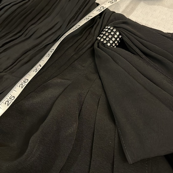 BB/Collections Classy Vintage Cocktail Dress Sz 8. Sheer Sleeves. Keyhole back - Picture 13 of 16